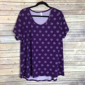 Purple Dots LuLaRoe Classic Tee